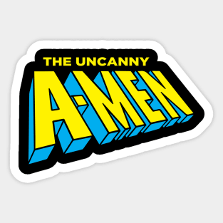 The Uncanny AMEN Sticker